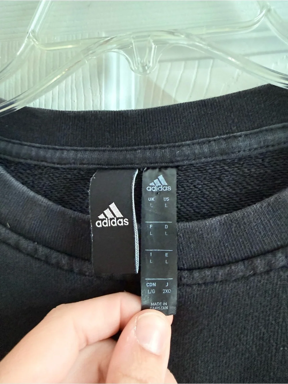 adidas x Pelaton Black Crewneck Sweatshirt